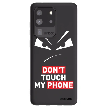 Picasee crna silikonska maskica za Samsung Galaxy S20 Ultra 5G G988F - Evil Eye - Transparent