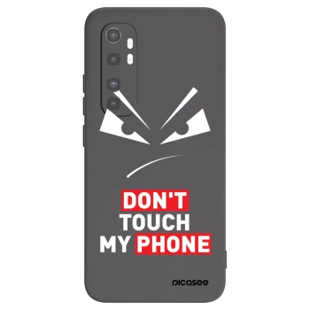 Picasee crna silikonska maskica za Xiaomi Mi Note 10 Lite - Evil Eye - Transparent
