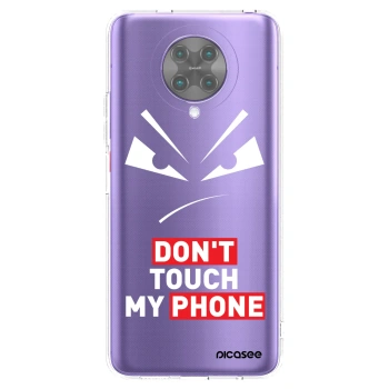 Picasee silikonska prozirna maskica za Xiaomi Poco F2 Pro - Evil Eye - Transparent