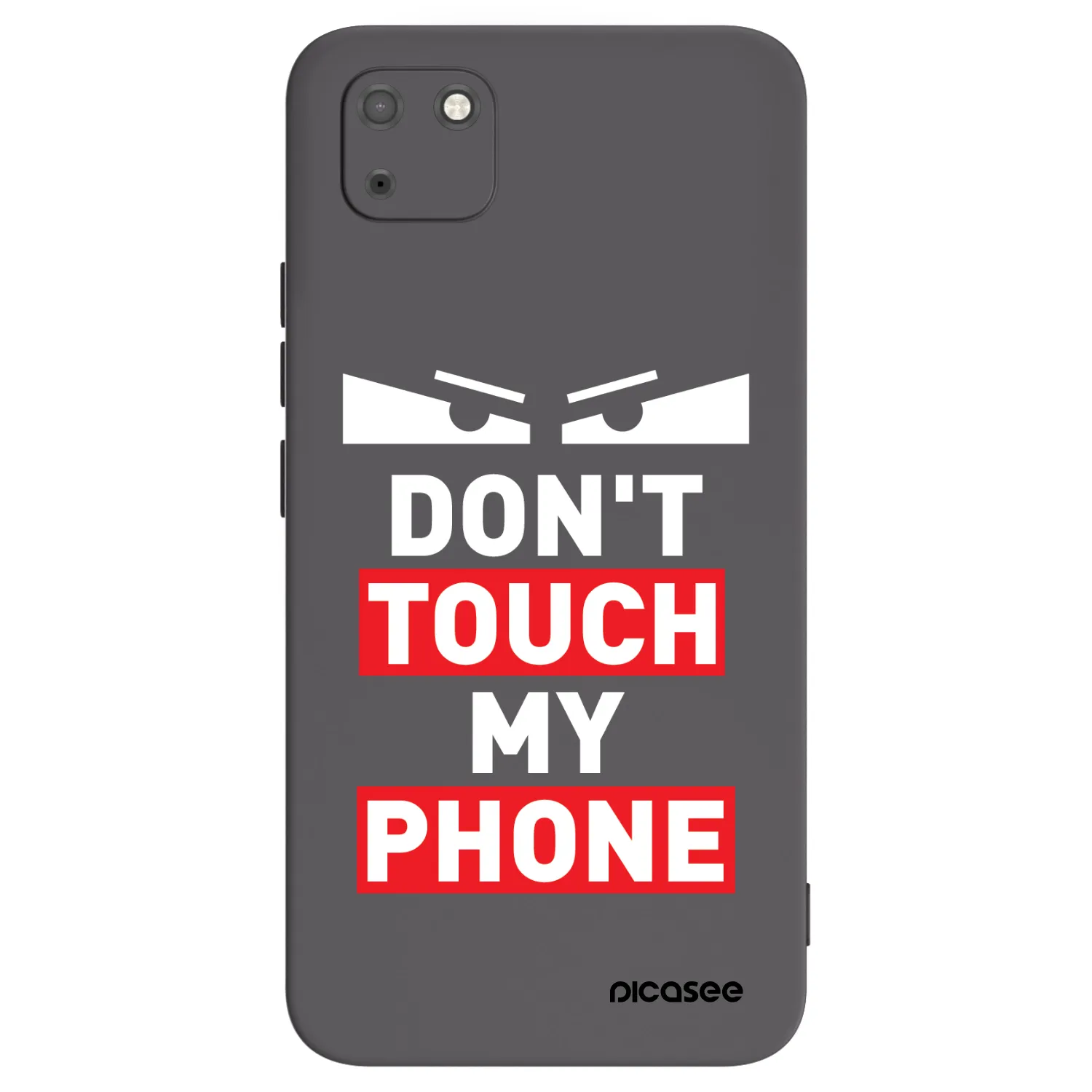 Picasee crna silikonska maskica za Huawei Y5P - Shadow Eye - Transparent