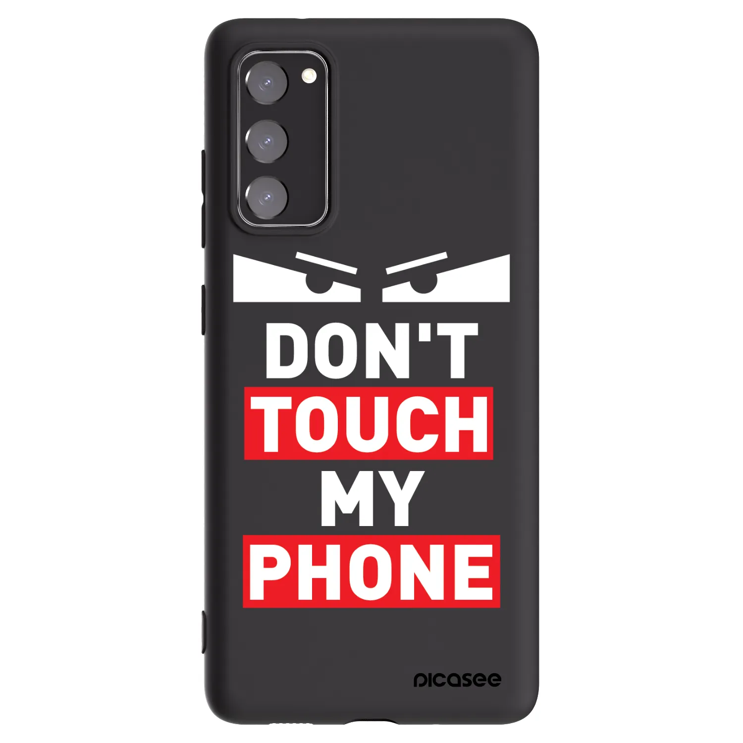 Picasee crna silikonska maskica za Samsung Galaxy S20 FE - Shadow Eye - Transparent