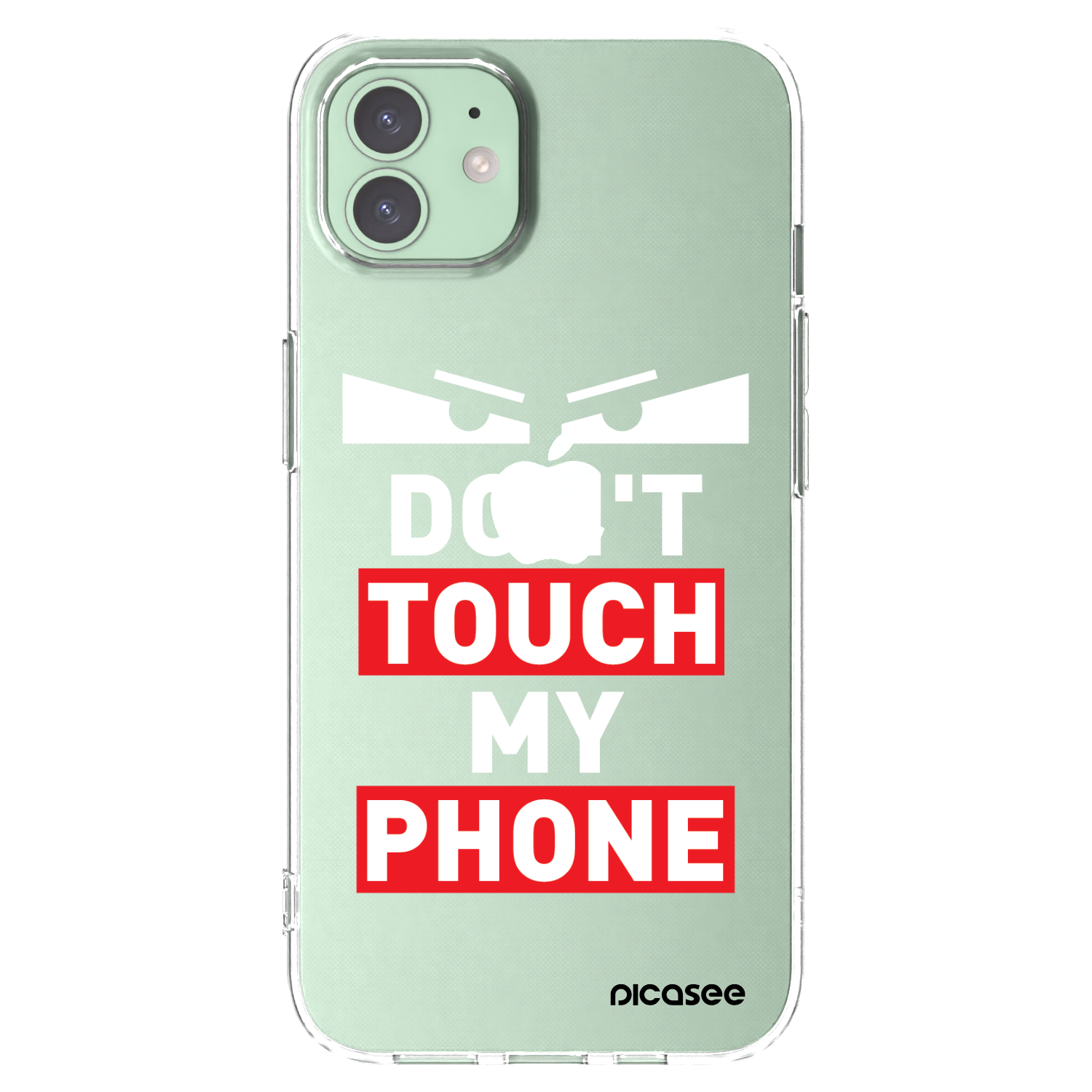 Picasee silikonska prozirna maskica za Apple iPhone 12 Pro - Shadow Eye - Transparent