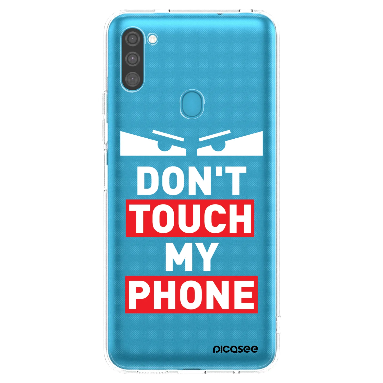 Picasee silikonska prozirna maskica za Samsung Galaxy M11 - Shadow Eye - Transparent