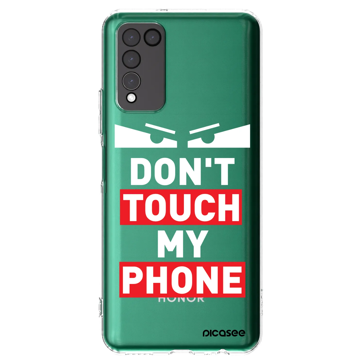 Picasee silikonska prozirna maskica za Honor 10X Lite - Shadow Eye - Transparent