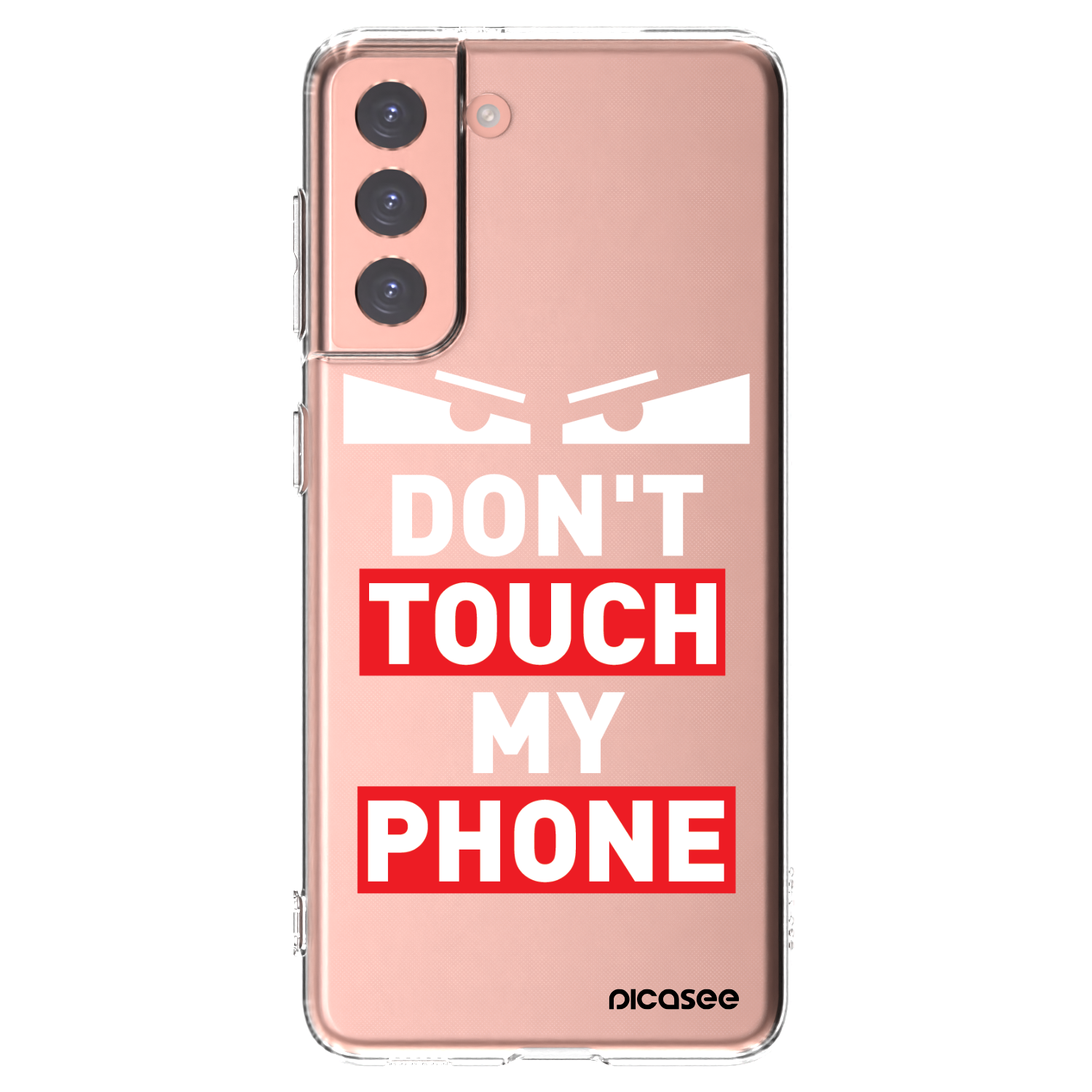 Picasee silikonska prozirna maskica za Samsung Galaxy S21 5G G991B - Shadow Eye - Transparent