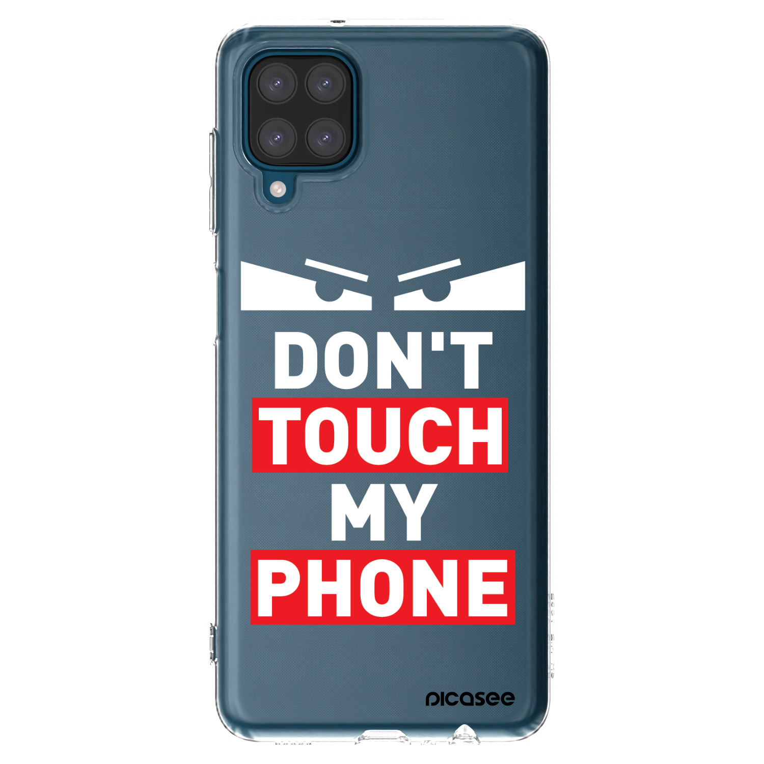 Picasee silikonska prozirna maskica za Samsung Galaxy A12 A125F - Shadow Eye - Transparent