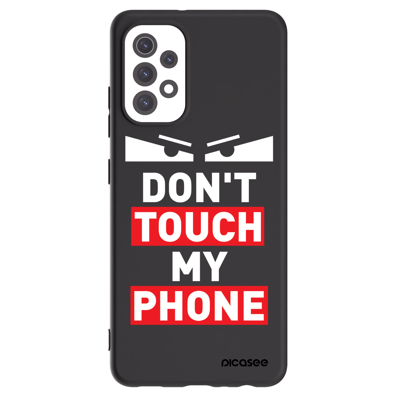 Picasee crna silikonska maskica za Samsung Galaxy A32 5G A326B - Shadow Eye - Transparent