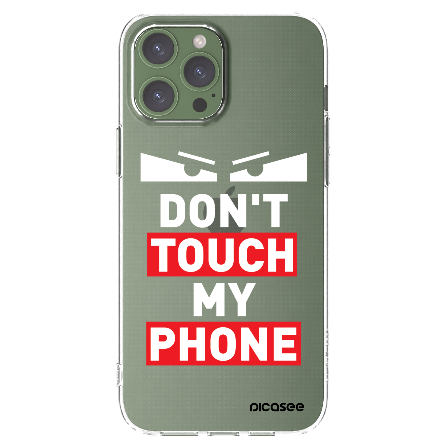 Picasee silikonska prozirna maskica za Apple iPhone 13 Pro Max - Shadow Eye - Transparent