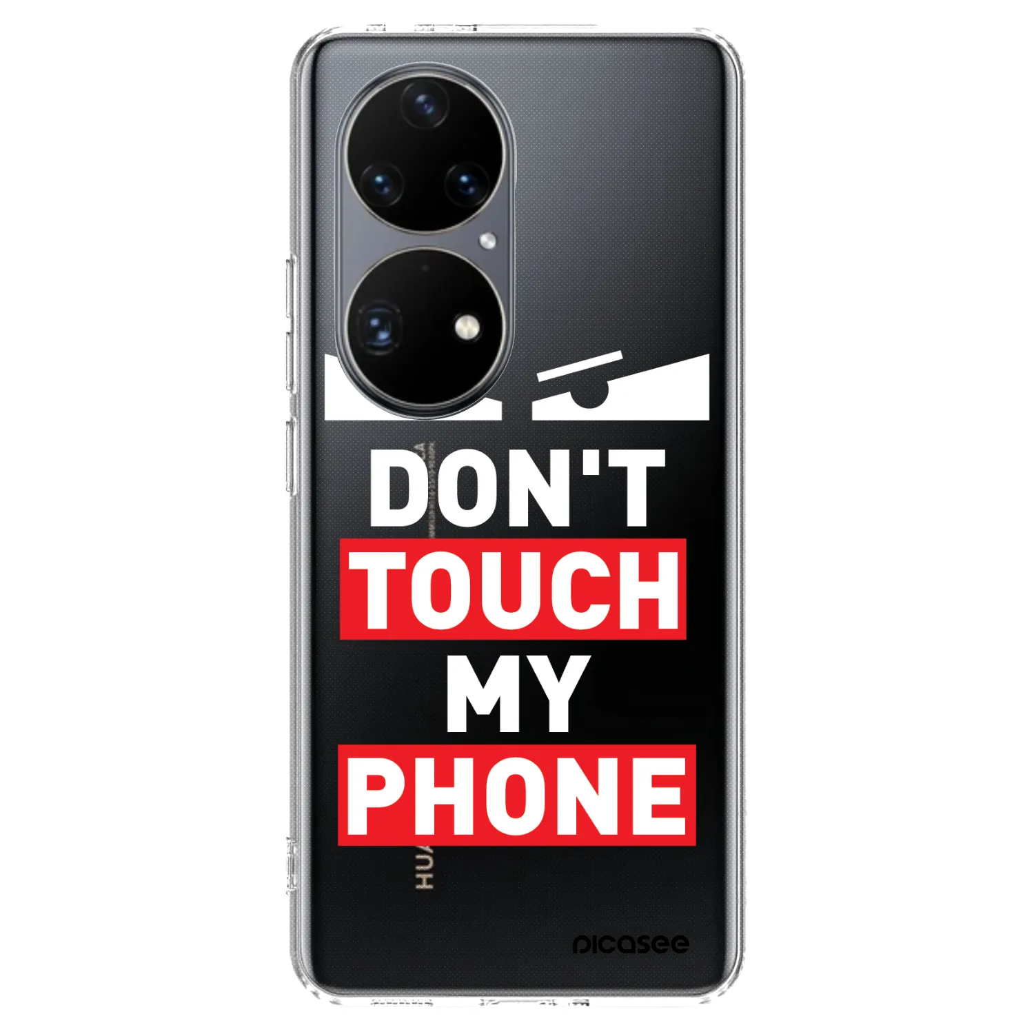 Picasee silikonska prozirna maskica za Huawei P50 - Shadow Eye - Transparent