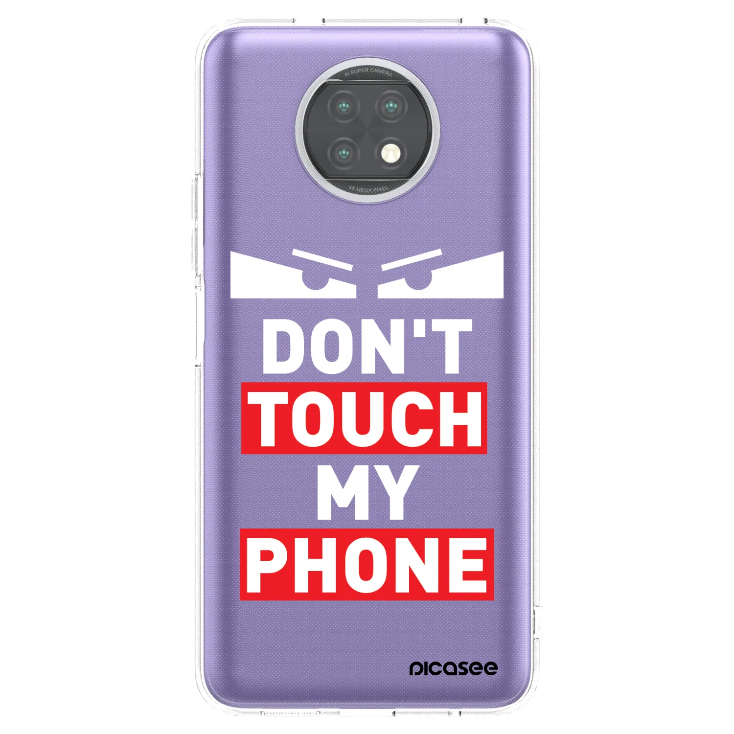 Picasee silikonska prozirna maskica za Xiaomi Redmi Note 9T - Shadow Eye - Transparent