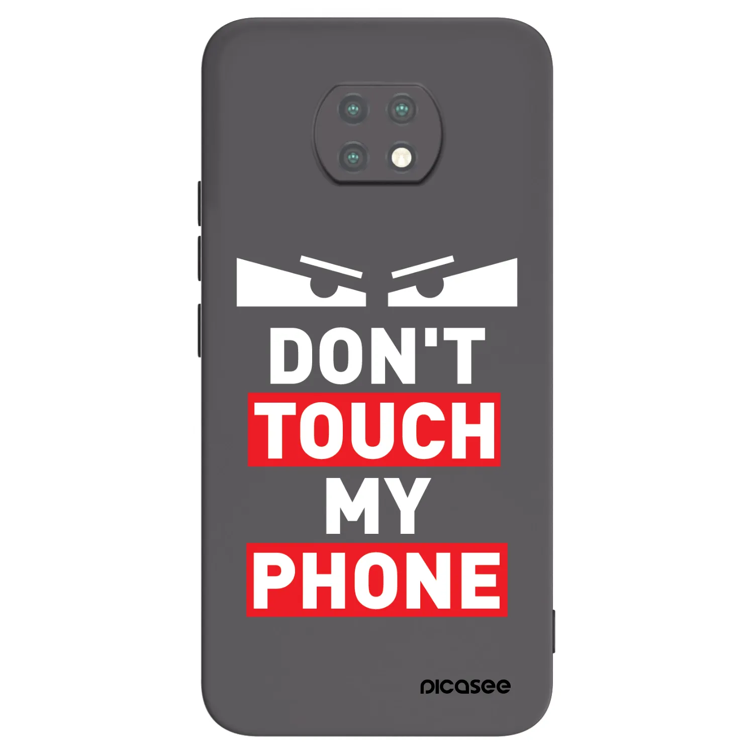 Picasee crna silikonska maskica za Xiaomi Redmi Note 9T - Shadow Eye - Transparent