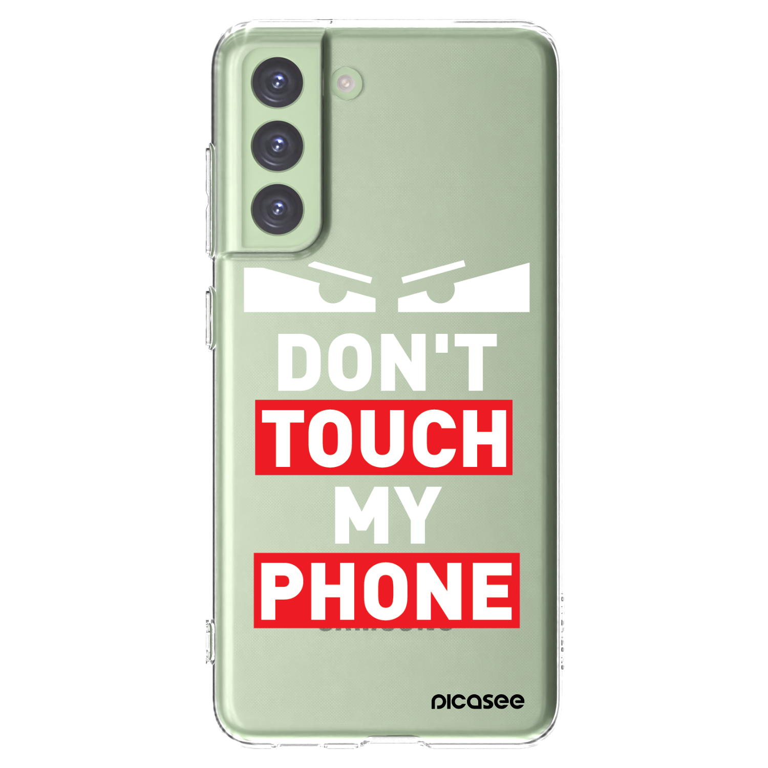 Picasee silikonska prozirna maskica za Samsung Galaxy S21 FE 5G - Shadow Eye - Transparent