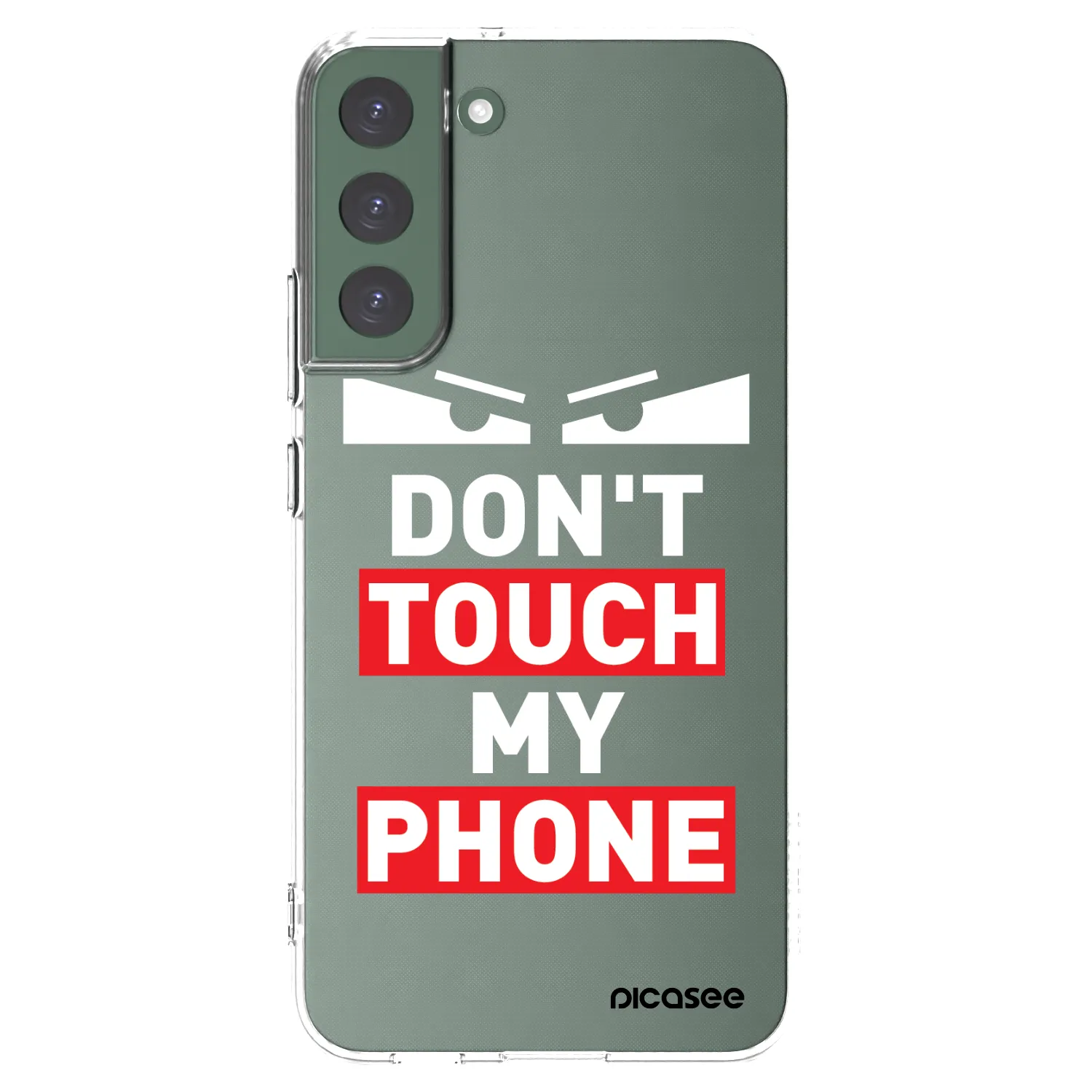 Picasee silikonska prozirna maskica za Samsung Galaxy S22+ 5G - Shadow Eye - Transparent