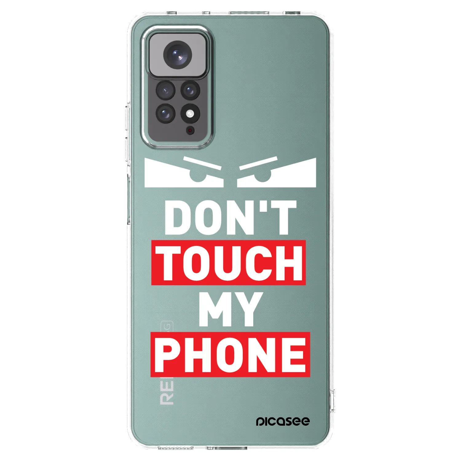 Picasee silikonska prozirna maskica za Xiaomi Redmi Note 11 - Shadow Eye - Transparent