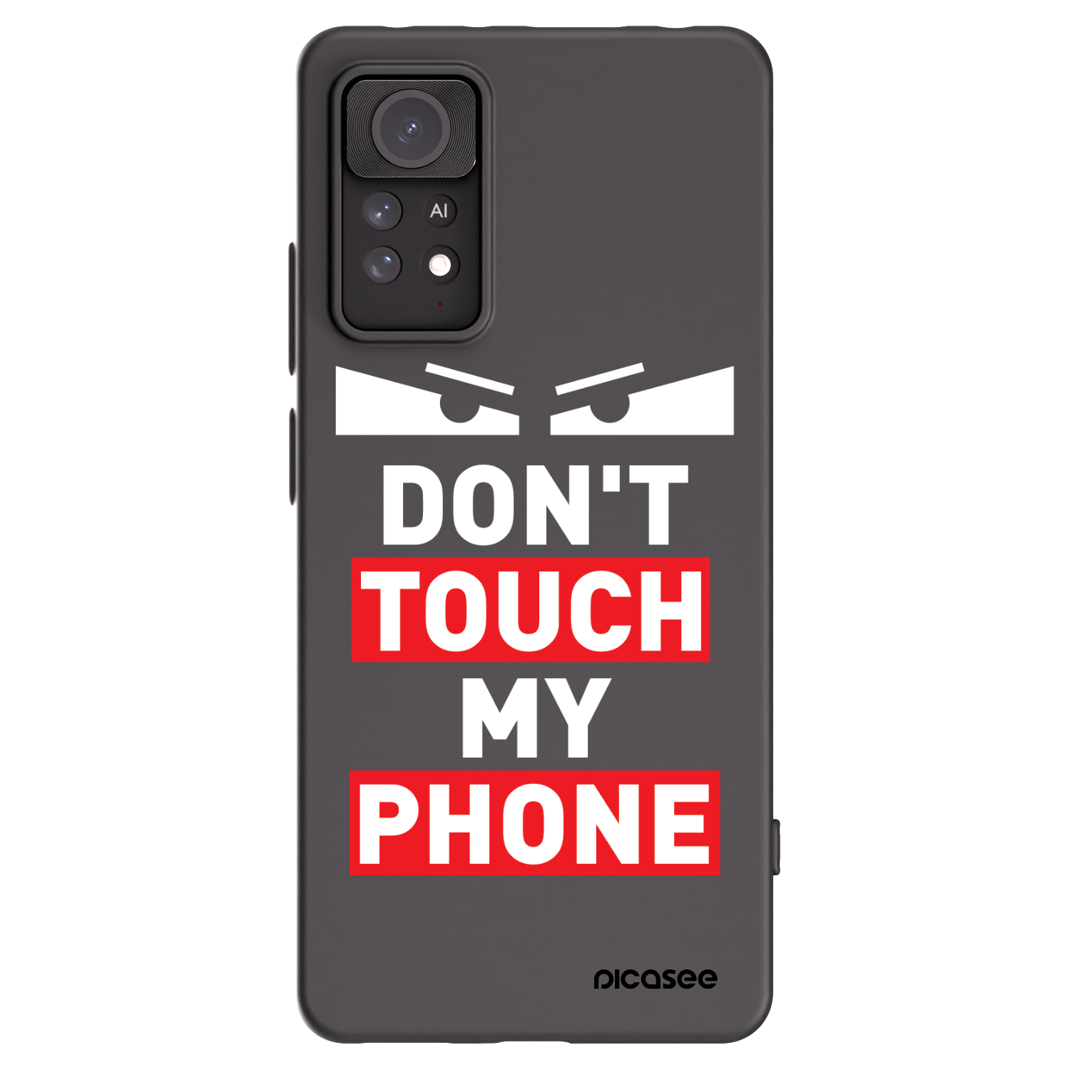 Picasee crna silikonska maskica za Xiaomi Redmi Note 11 Pro 5G - Shadow Eye - Transparent