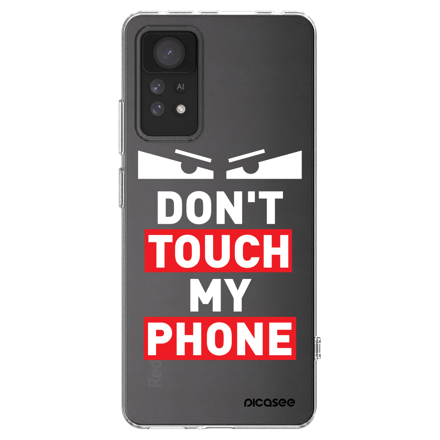 Picasee silikonska prozirna maskica za Xiaomi Redmi Note 11 Pro 5G - Shadow Eye - Transparent