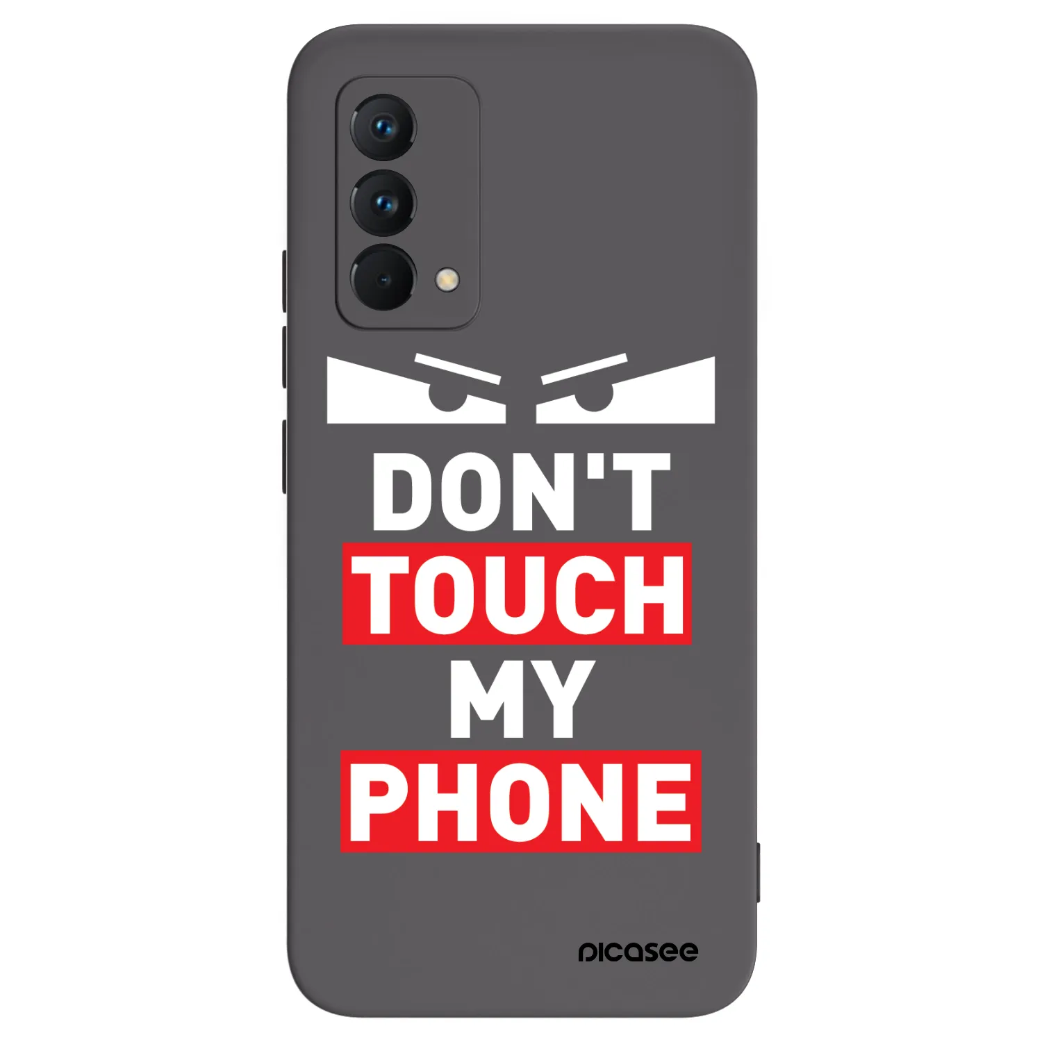 Picasee crna silikonska maskica za Realme GT Master Edition 5G - Shadow Eye - Transparent