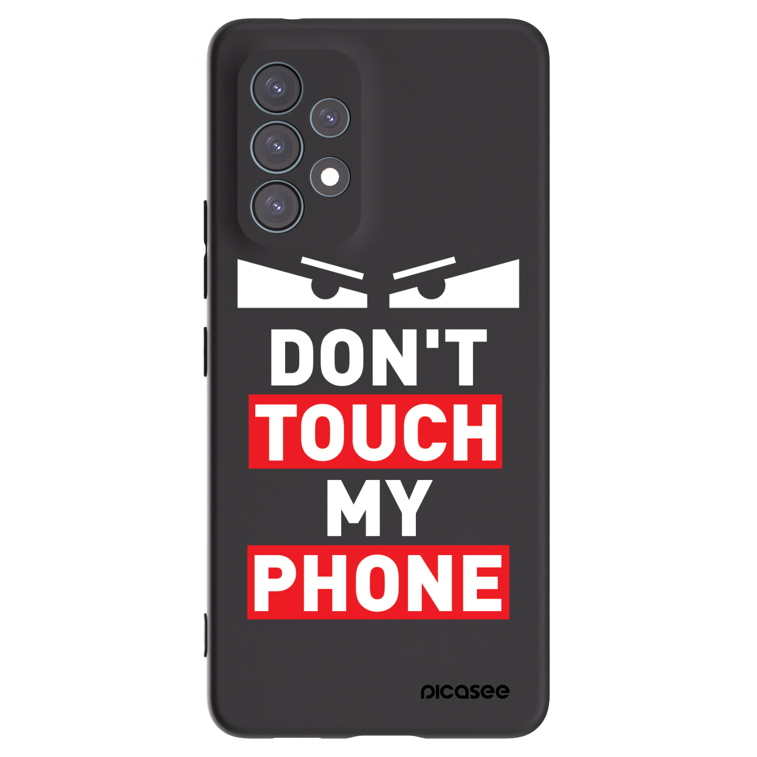 Picasee crna silikonska maskica za Samsung Galaxy A53 5G A536 - Shadow Eye - Transparent