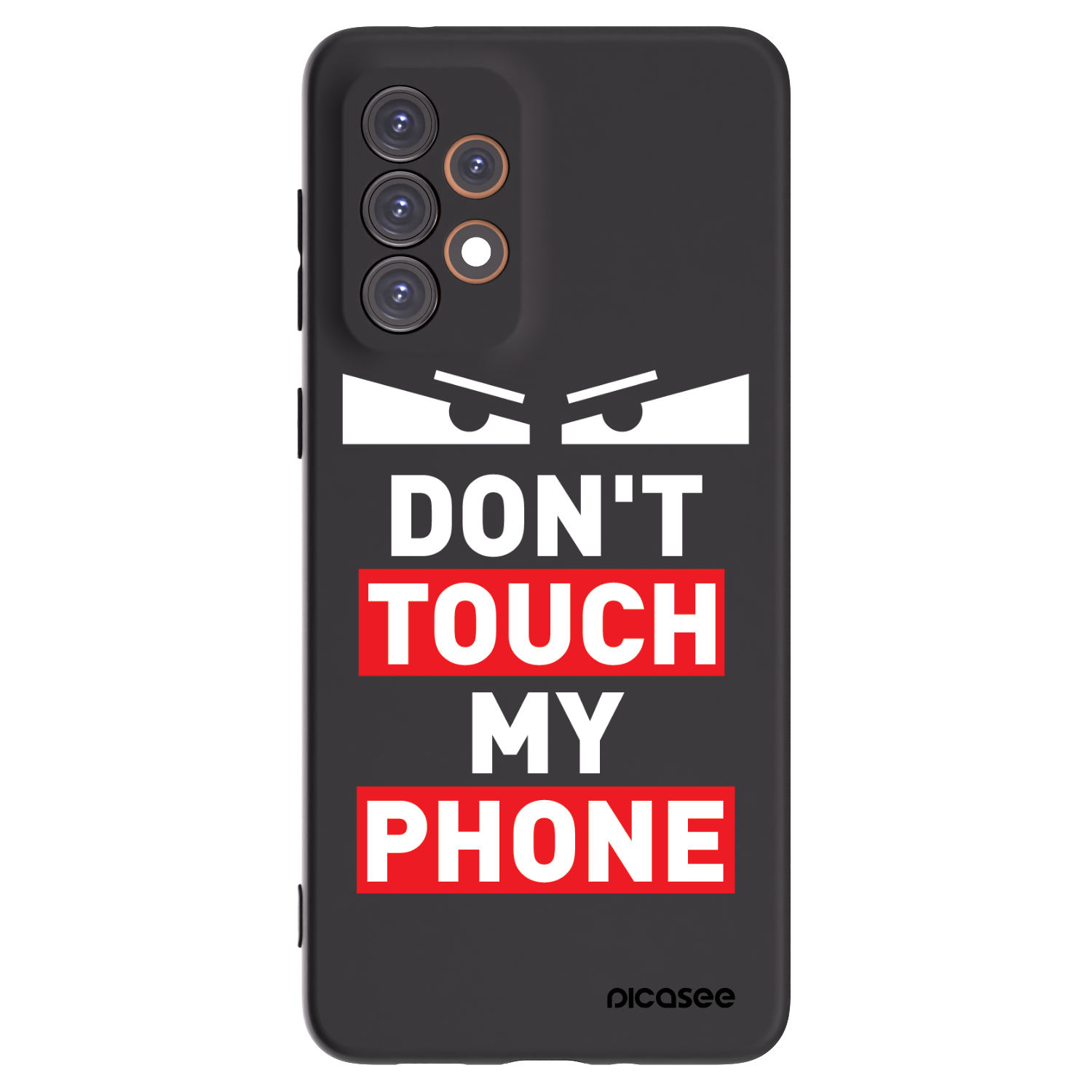 Picasee crna silikonska maskica za Samsung Galaxy A33 5G A336 - Shadow Eye - Transparent