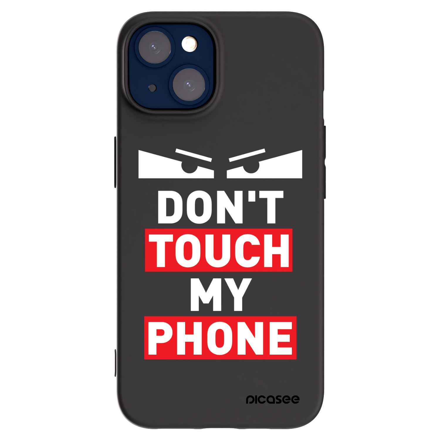 Picasee crna silikonska maskica za Apple iPhone 14 - Shadow Eye - Transparent