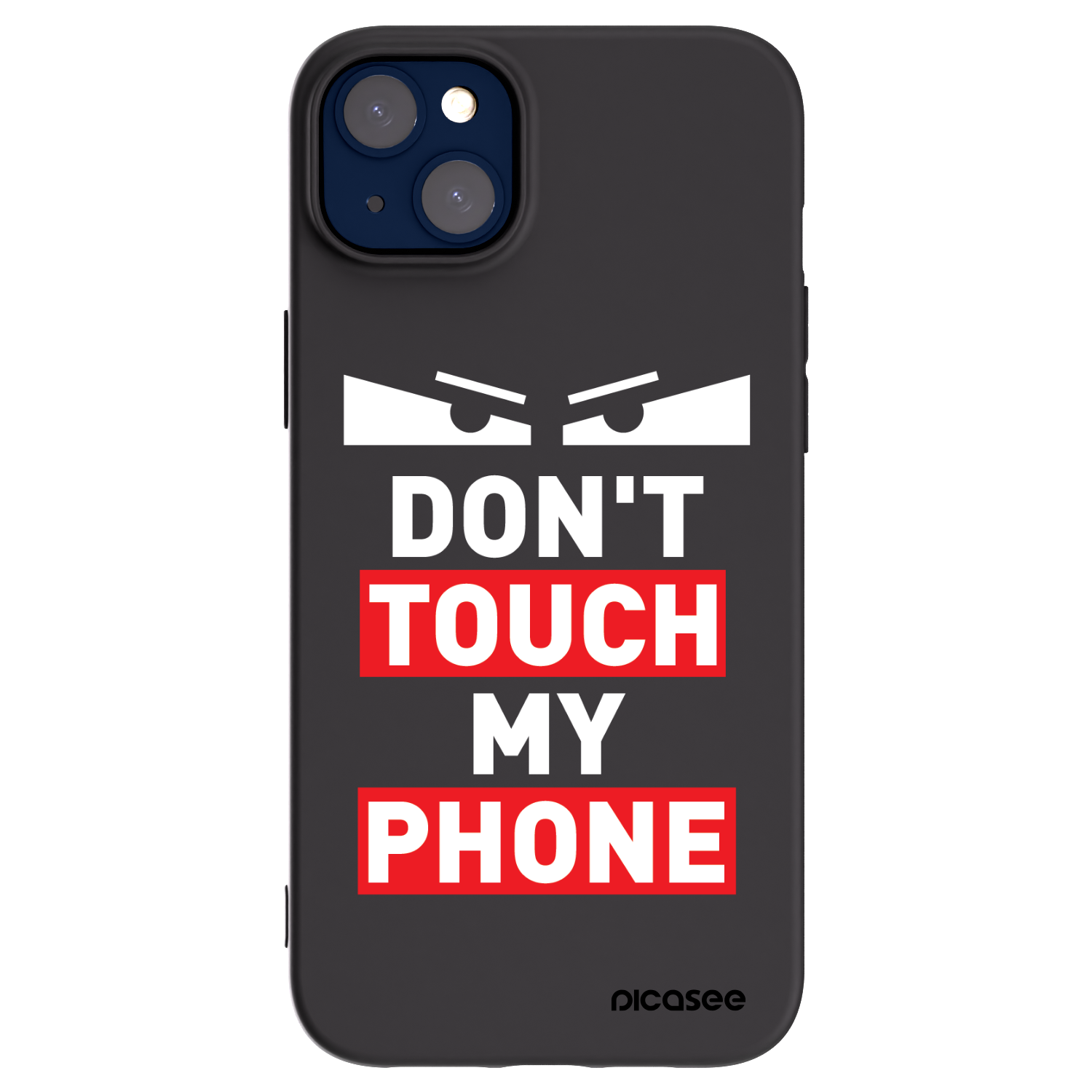 Picasee crna silikonska maskica za Apple iPhone 14 Plus - Shadow Eye - Transparent