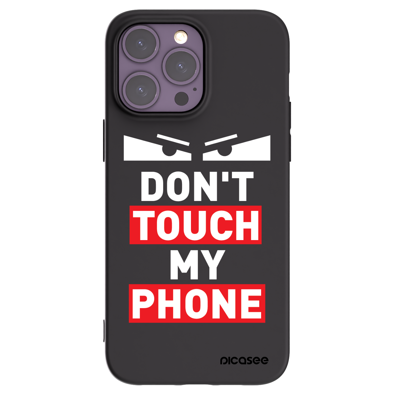 Picasee crna silikonska maskica za Apple iPhone 14 Pro Max - Shadow Eye - Transparent