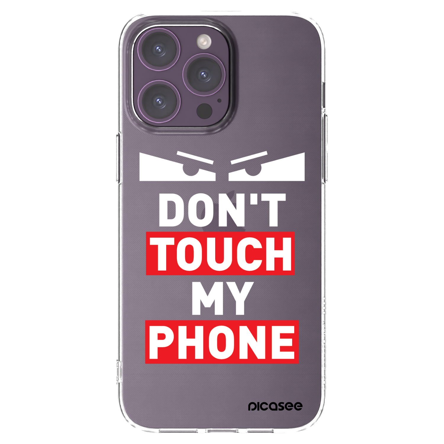 Picasee silikonska prozirna maskica za Apple iPhone 14 Pro Max - Shadow Eye - Transparent