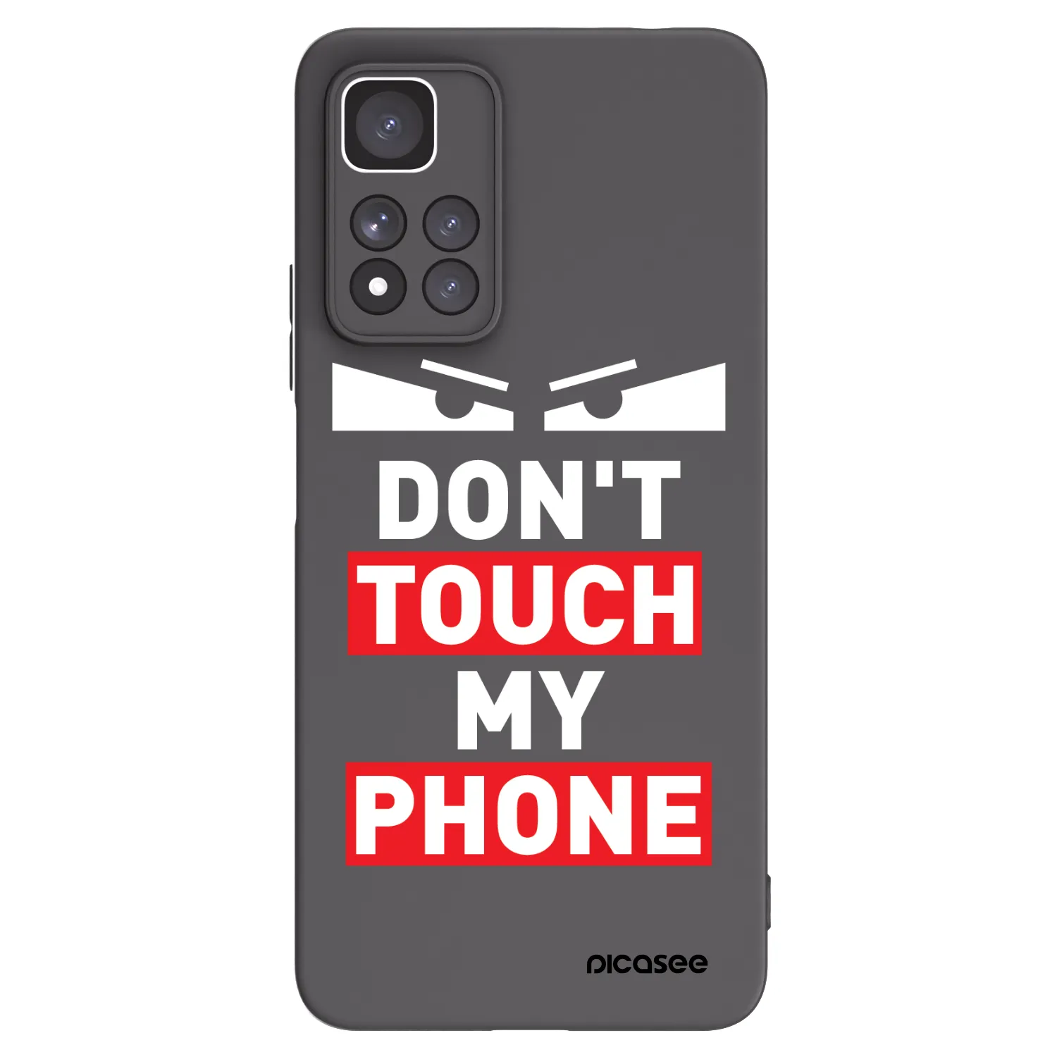 Picasee crna silikonska maskica za Xiaomi Redmi Note 11 Pro+ 5G - Shadow Eye - Transparent