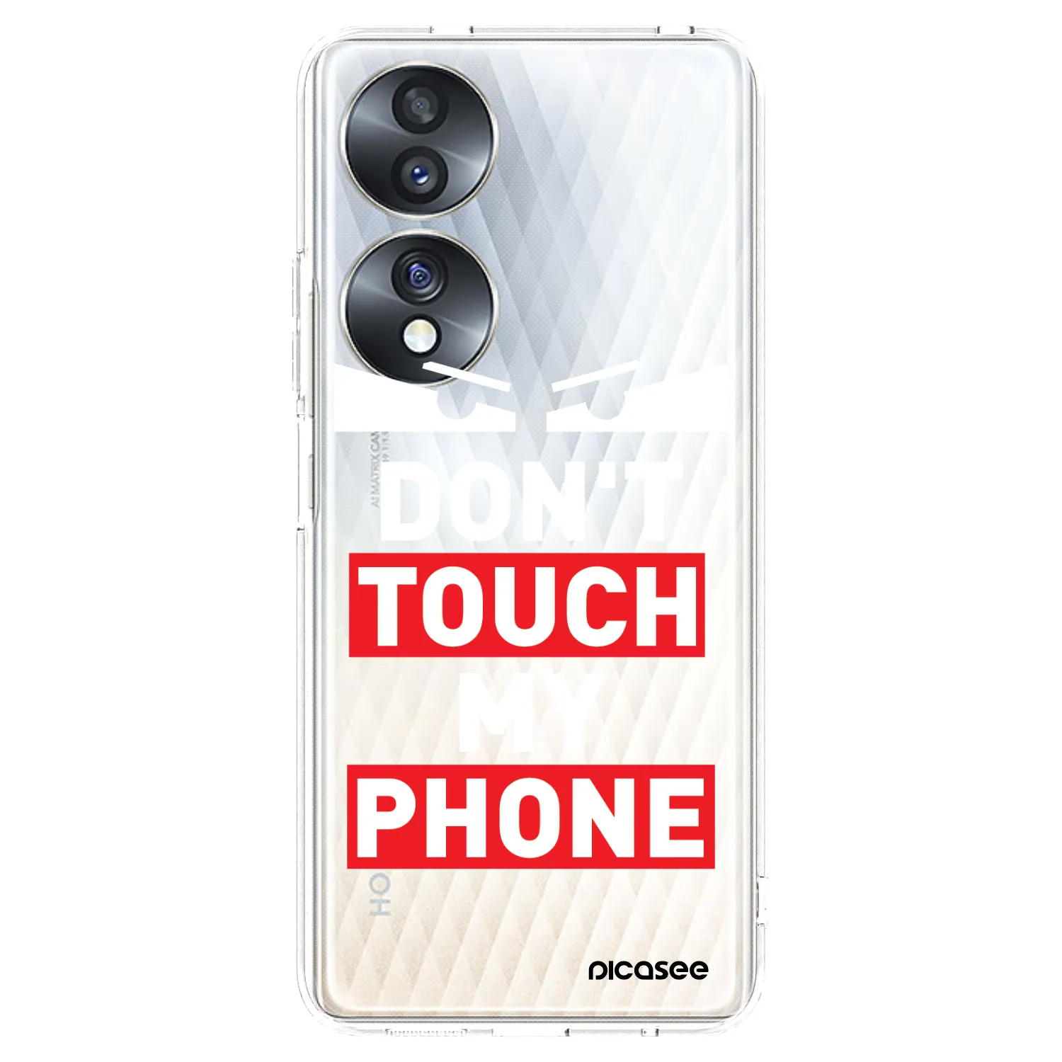 Picasee silikonska prozirna maskica za Honor 70 - Shadow Eye - Transparent