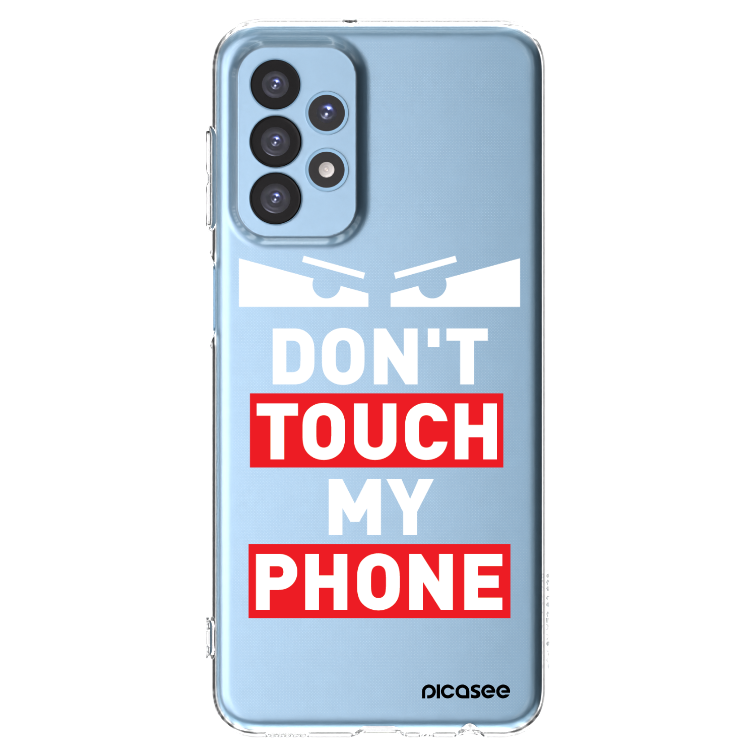 Picasee silikonska prozirna maskica za Samsung Galaxy A23 A235F 4G - Shadow Eye - Transparent