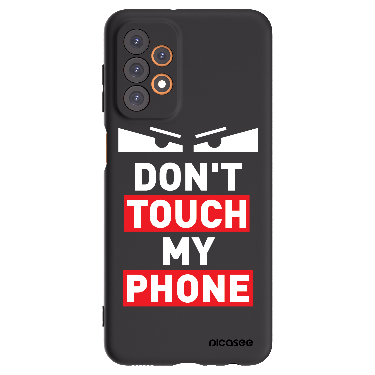 Picasee crna silikonska maskica za Samsung Galaxy A23 A236B 5G - Shadow Eye - Transparent