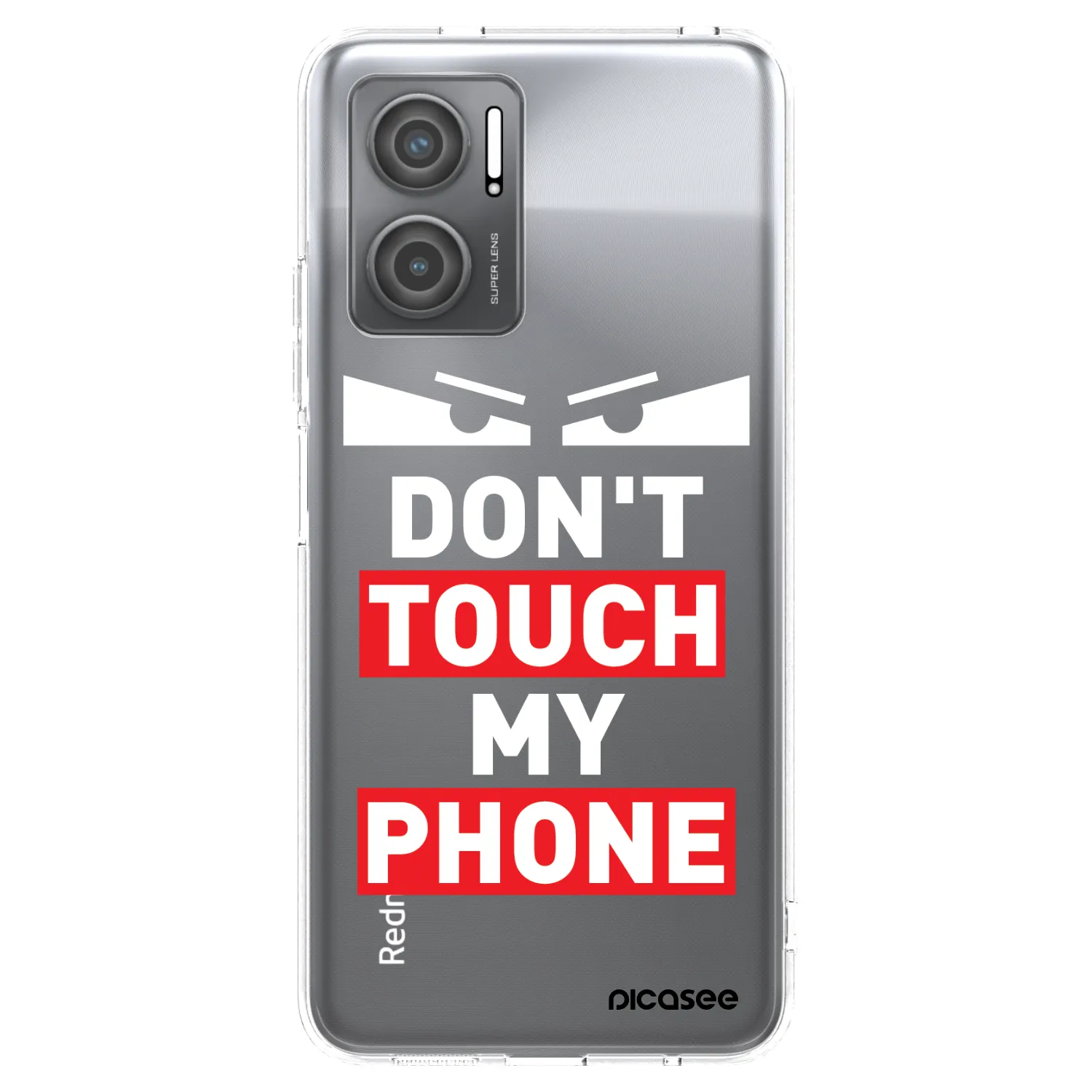 Picasee silikonska prozirna maskica za Xiaomi Redmi 10 5G - Shadow Eye - Transparent