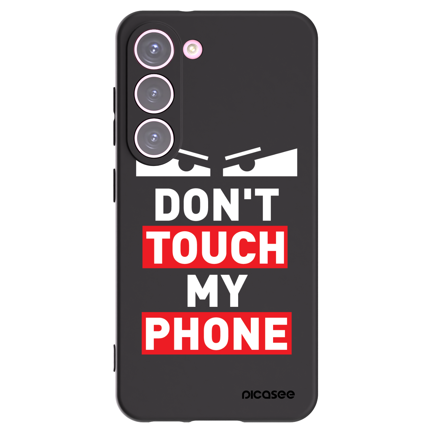 Picasee crna silikonska maskica za Samsung Galaxy S23 5G - Shadow Eye - Transparent