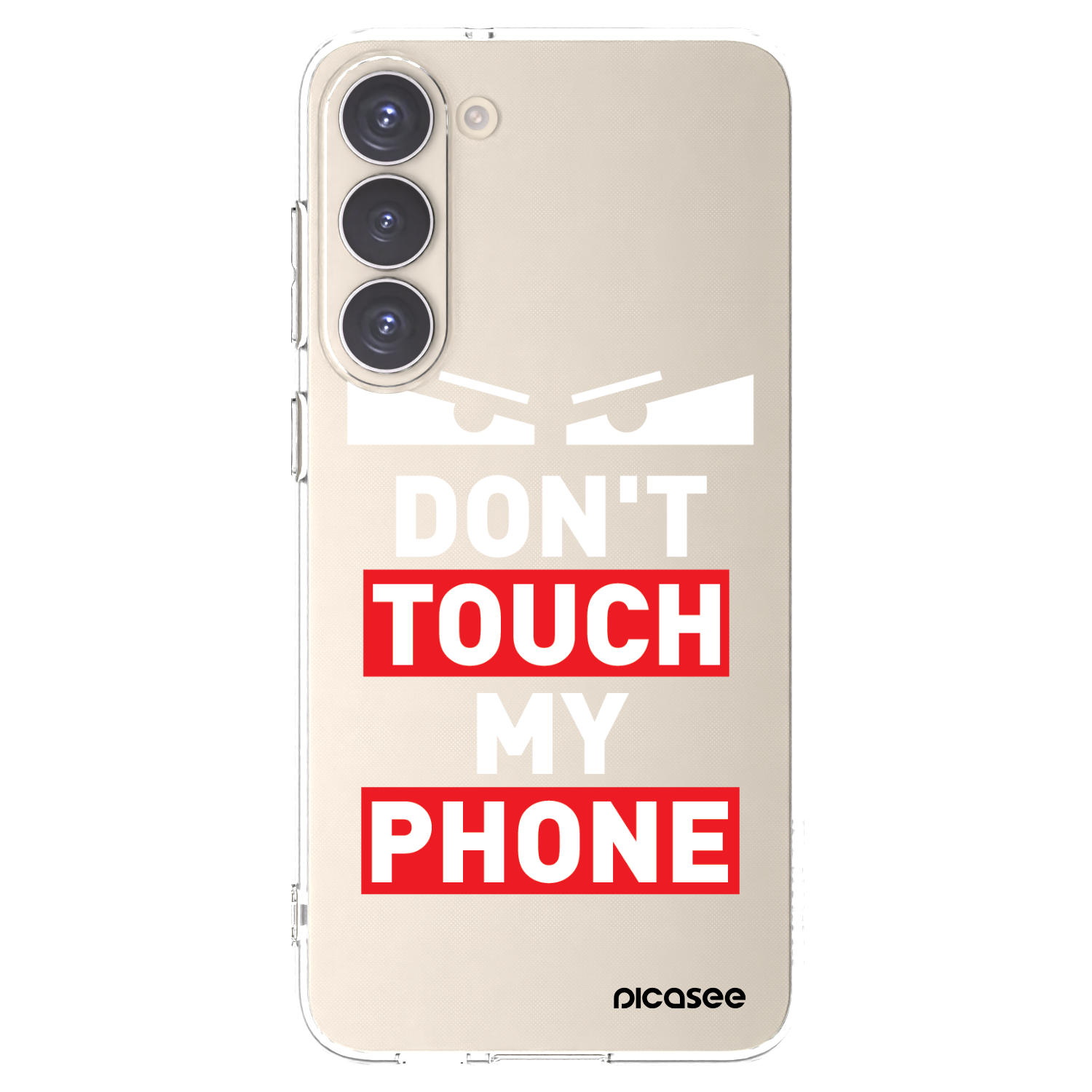 Picasee silikonska prozirna maskica za Samsung Galaxy S23+ 5G - Shadow Eye - Transparent