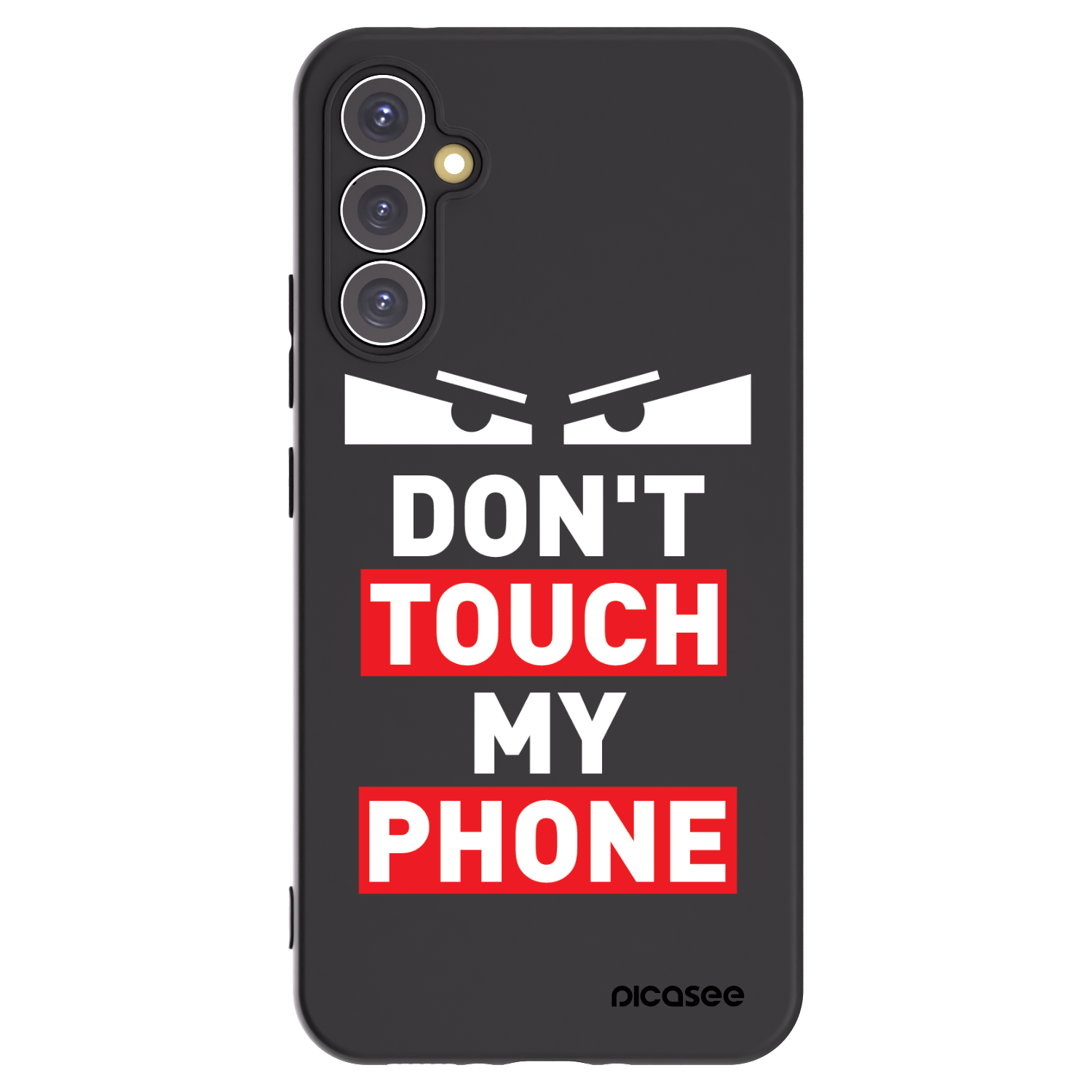 Picasee crna silikonska maskica za Samsung Galaxy A34 5G A346B - Shadow Eye - Transparent