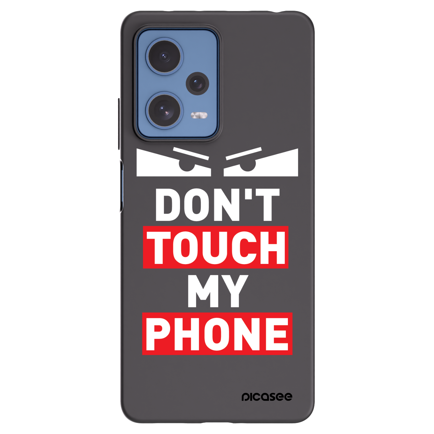 Picasee crna silikonska maskica za Xiaomi Redmi Note 12 Pro 5G - Shadow Eye - Transparent