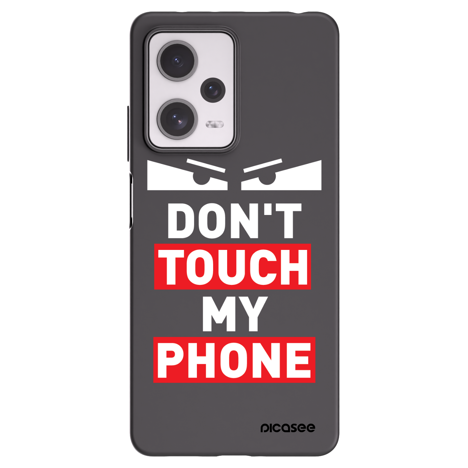 Picasee crna silikonska maskica za Xiaomi Redmi Note 12 Pro+ 5G - Shadow Eye - Transparent