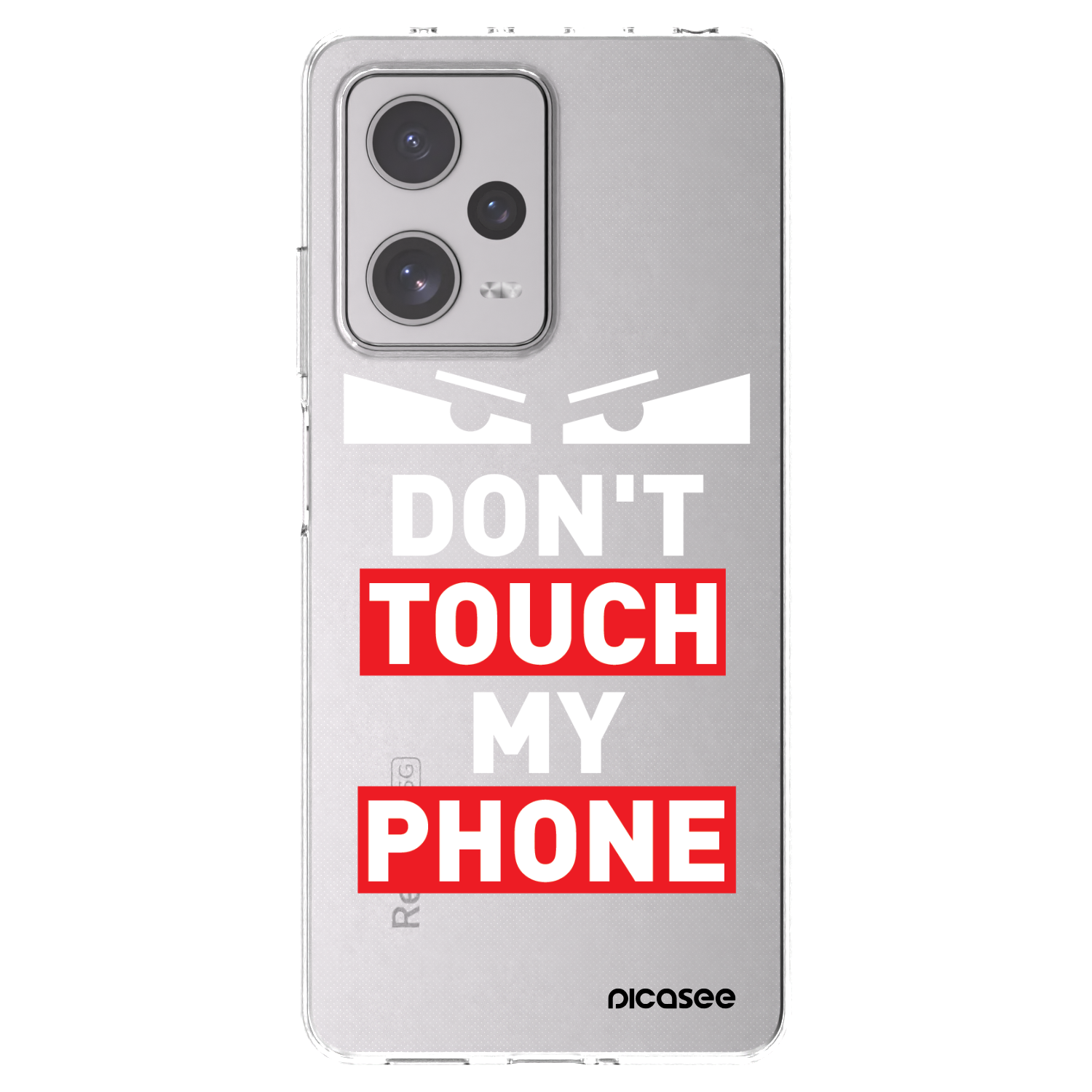 Picasee silikonska prozirna maskica za Xiaomi Redmi Note 12 Pro+ 5G - Shadow Eye - Transparent