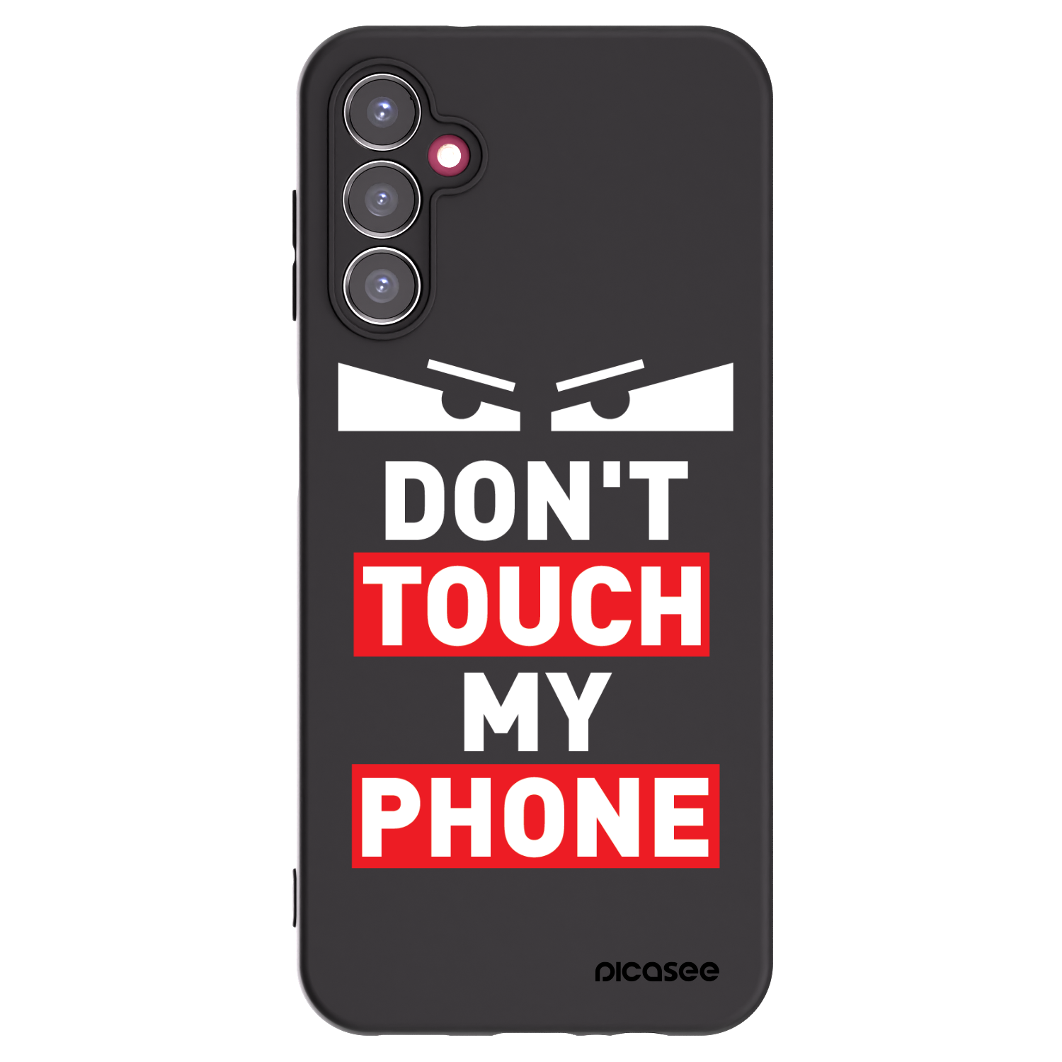 Picasee crna silikonska maskica za Samsung Galaxy A14 5G A146P - Shadow Eye - Transparent