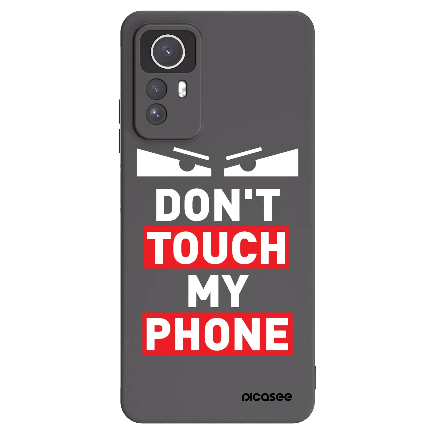 Picasee crna silikonska maskica za Xiaomi Redmi Note 12S - Shadow Eye - Transparent