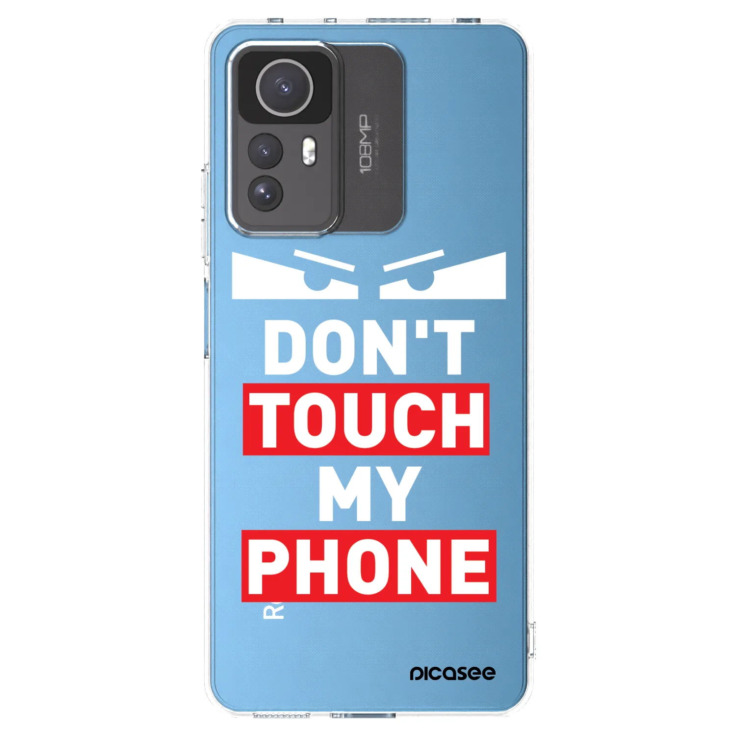 Picasee silikonska prozirna maskica za Xiaomi Redmi Note 12S - Shadow Eye - Transparent