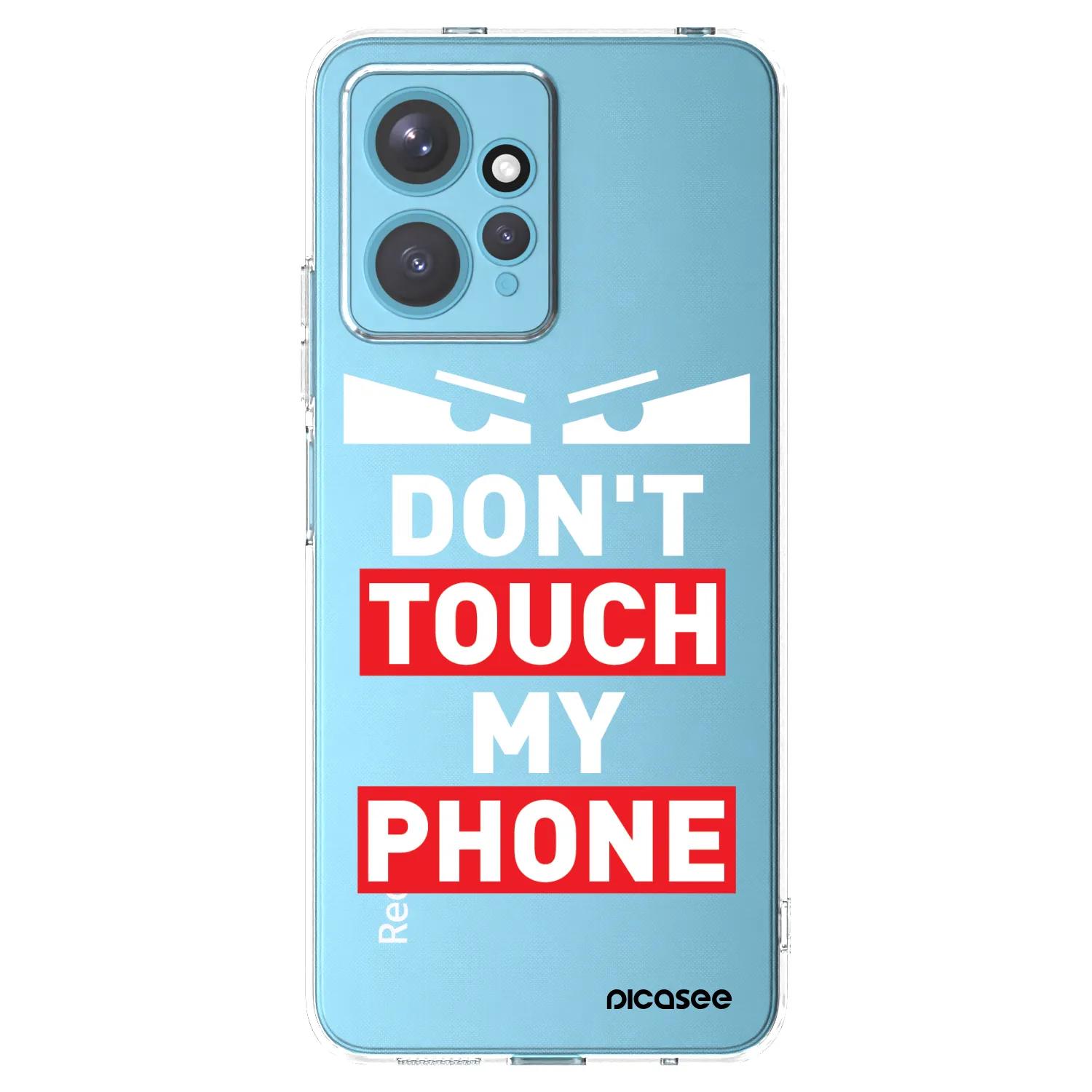 Picasee silikonska prozirna maskica za Xiaomi Redmi Note 12 4G - Shadow Eye - Transparent