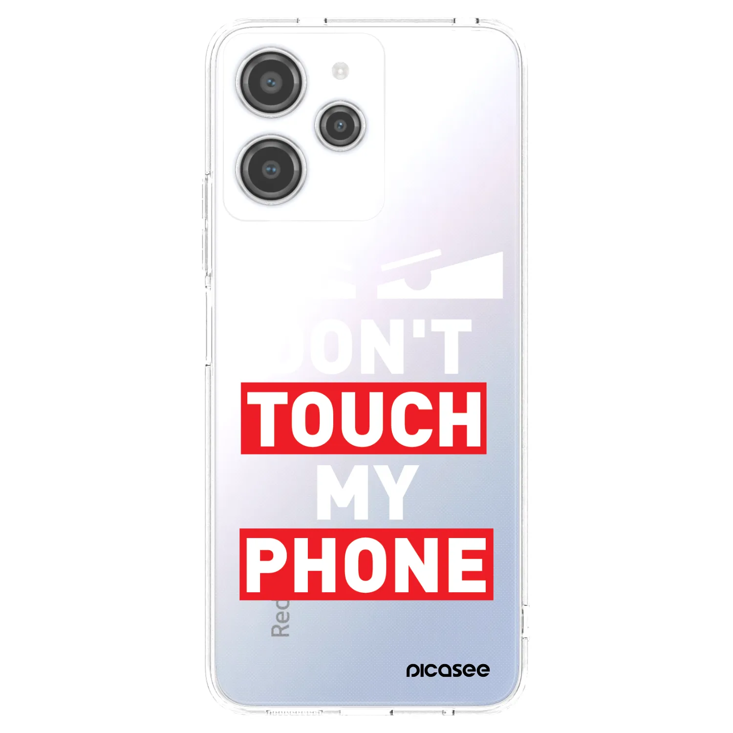 Picasee silikonska prozirna maskica za Xiaomi Redmi 12 4G - Shadow Eye - Transparent