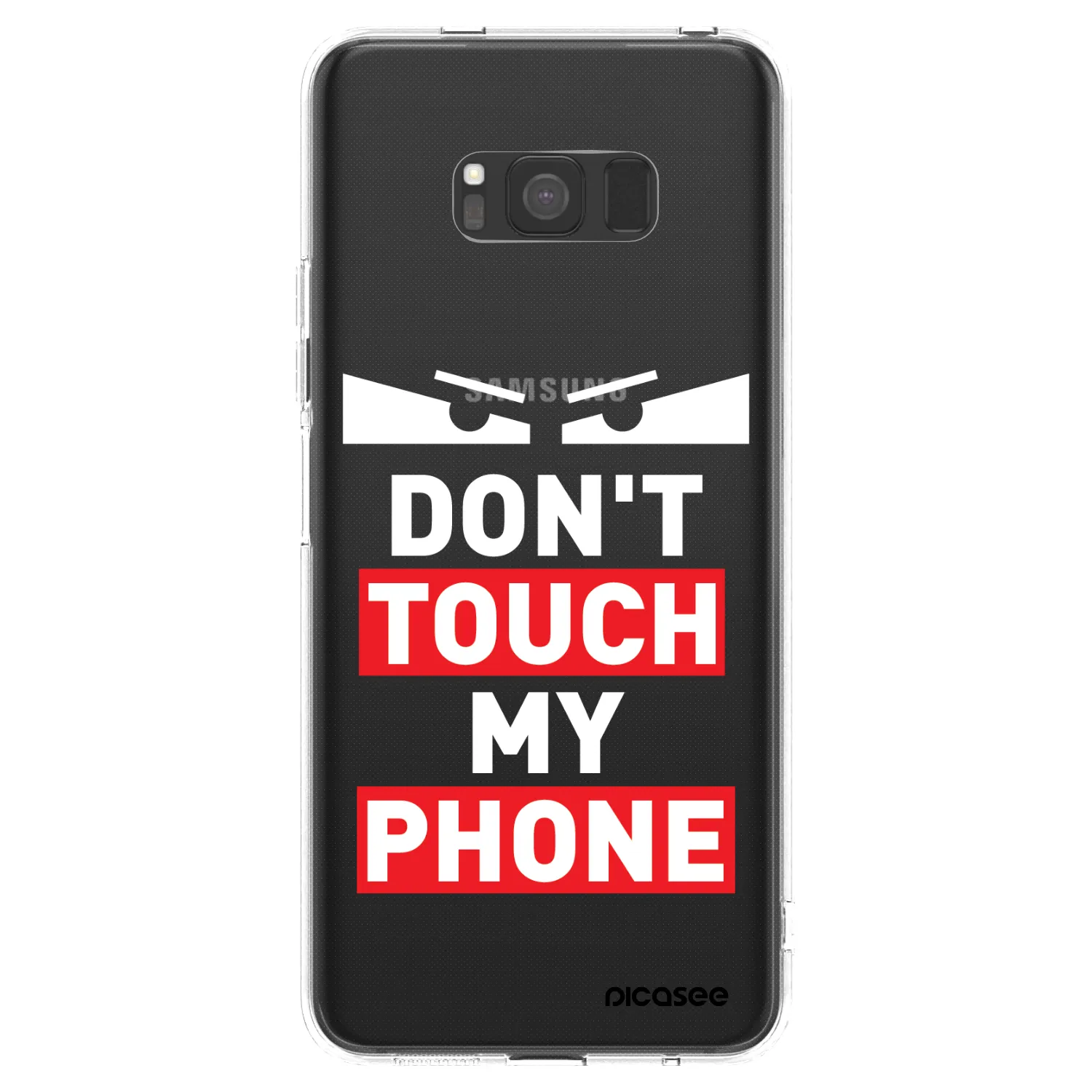 Picasee silikonska prozirna maskica za Samsung Galaxy S8 G950F - Shadow Eye - Transparent