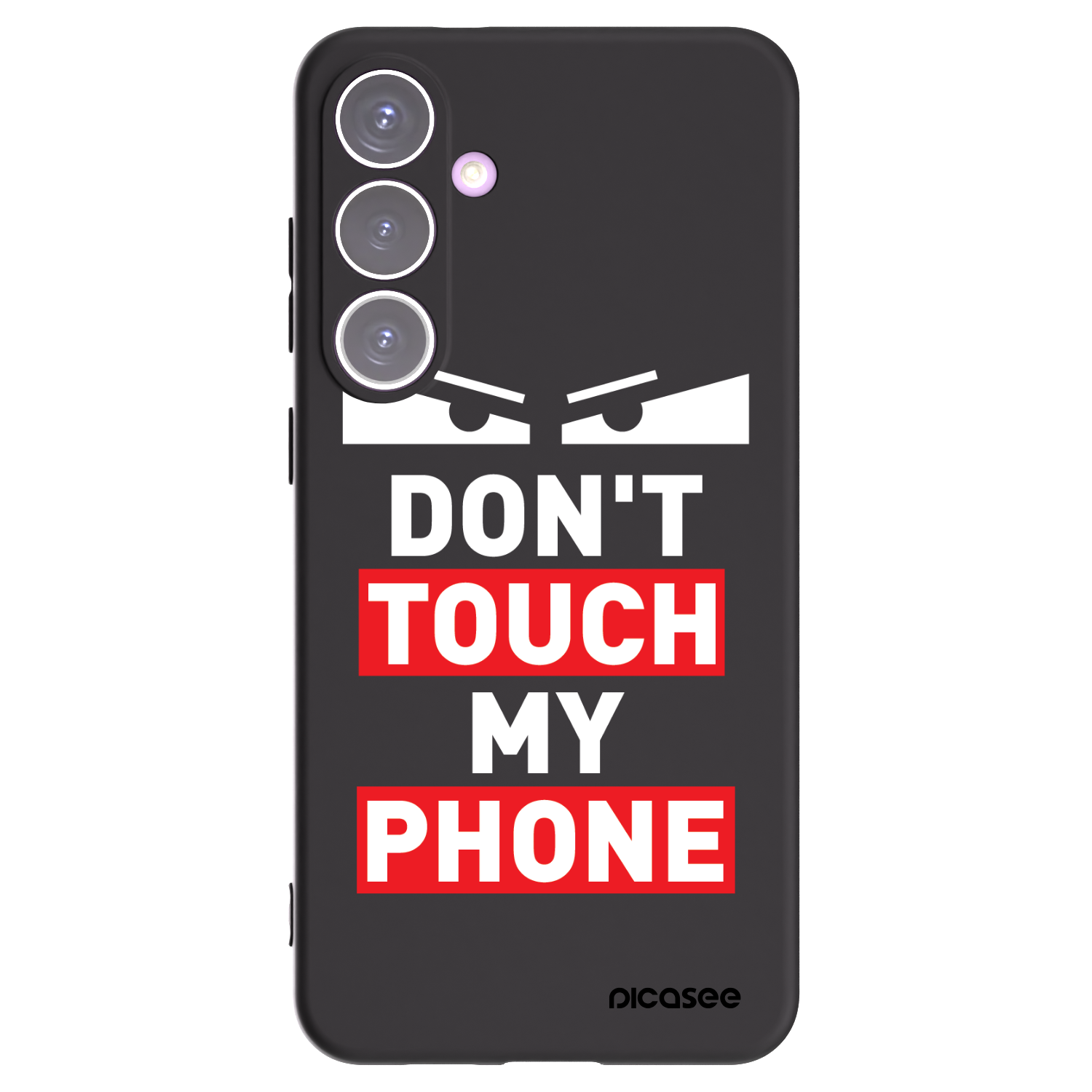 Picasee crna silikonska maskica za Samsung Galaxy S24+ S926B 5G - Shadow Eye - Transparent