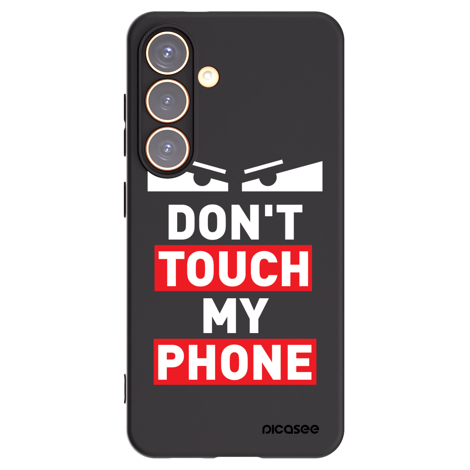 Picasee crna silikonska maskica za Samsung Galaxy S24 S921B 5G - Shadow Eye - Transparent