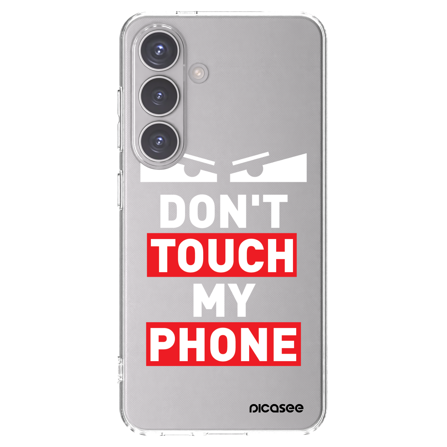 Picasee silikonska prozirna maskica za Samsung Galaxy S24 S921B 5G - Shadow Eye - Transparent