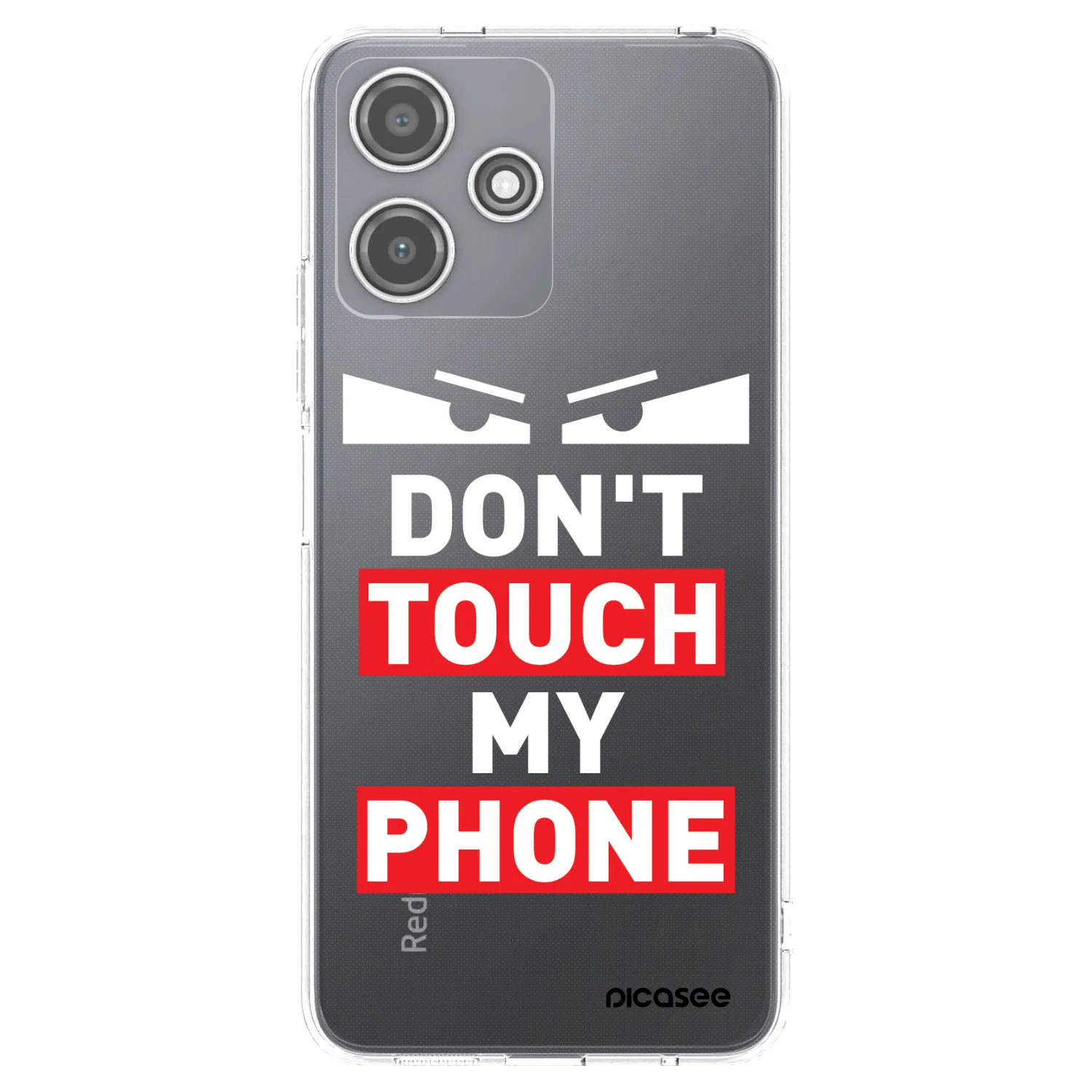 Picasee silikonska prozirna maskica za Xiaomi Redmi 12 5G - Shadow Eye - Transparent