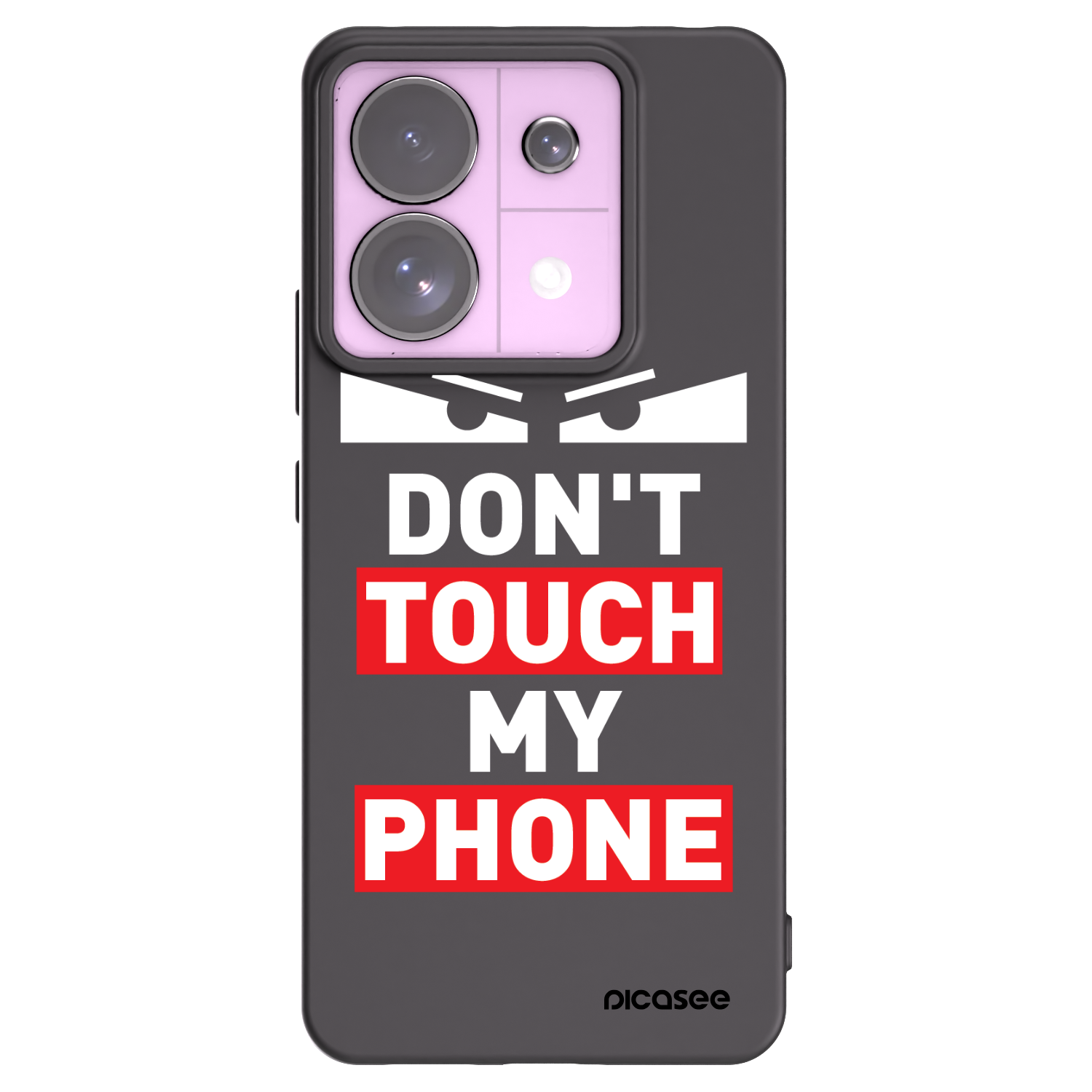 Picasee crna silikonska maskica za Xiaomi Redmi Note 13 Pro 5G - Shadow Eye - Transparent