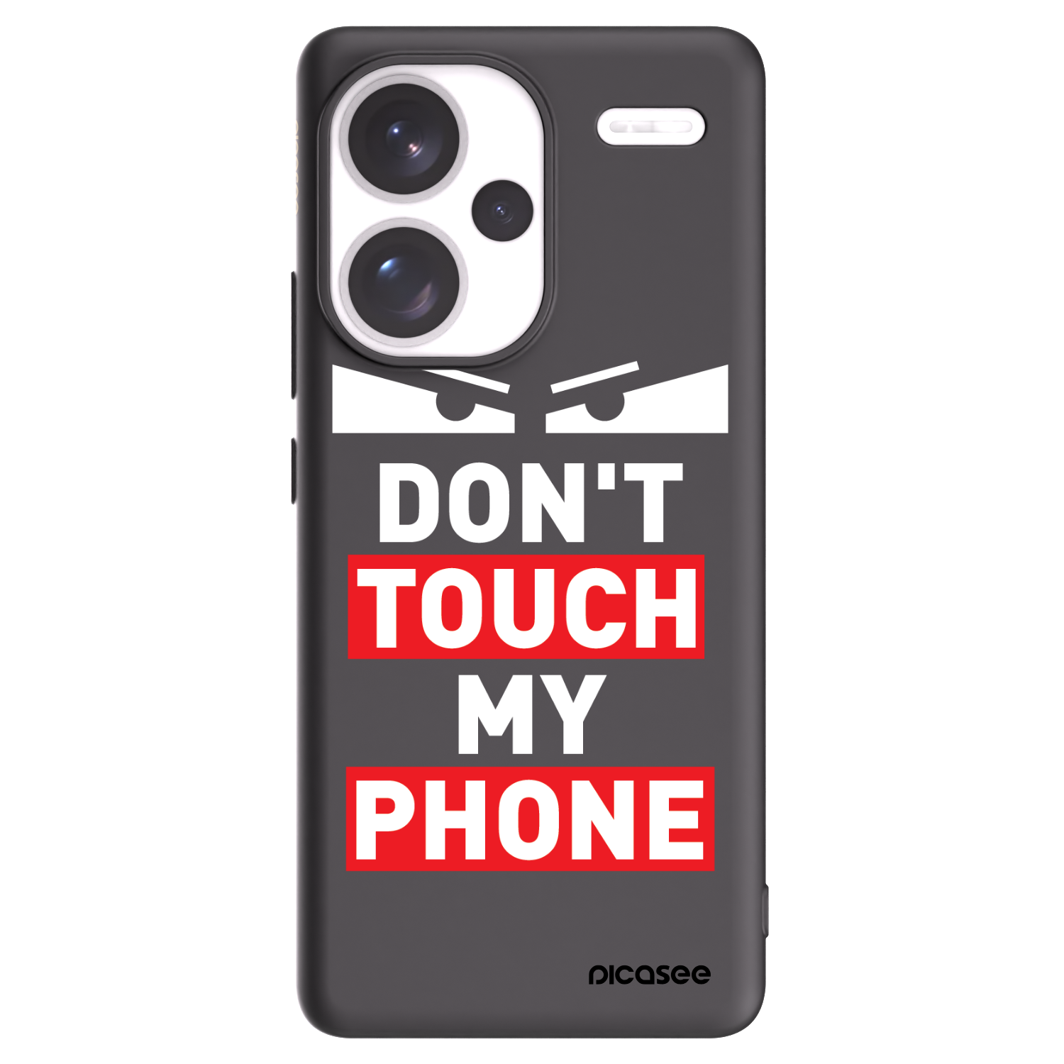 Picasee crna silikonska maskica za Xiaomi Redmi Note 13 Pro+ 5G - Shadow Eye - Transparent